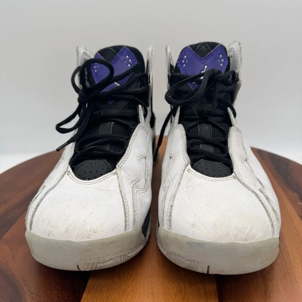 Nike Air Jordan True Flight Shoes Mens 11.5 White Black Basketball Sneakers